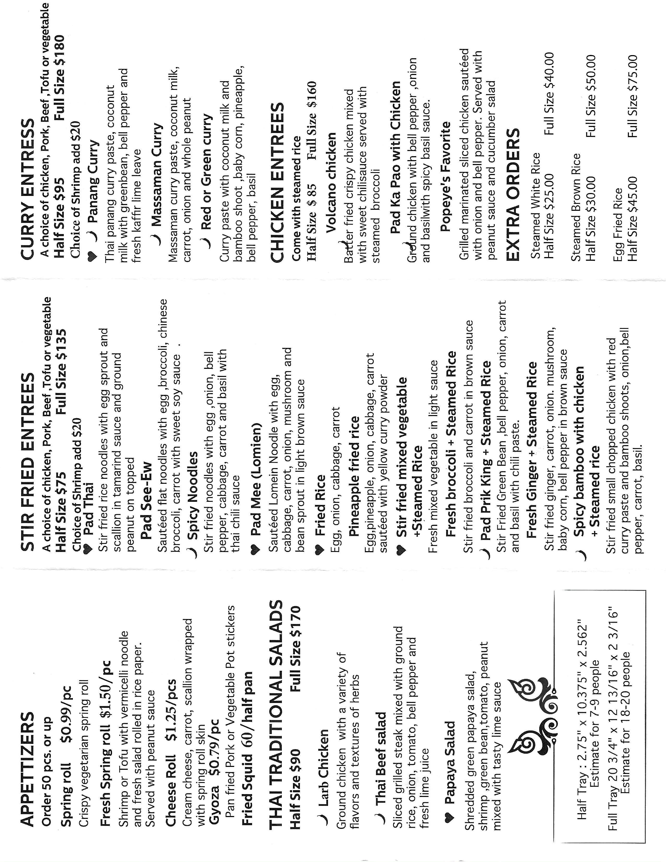 Catering Menu P2 - Sushi Thai Delight I-35 Location (Edmond)